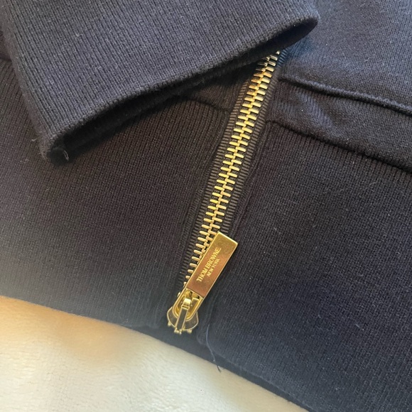 Bnwt Thom Browne 4 bar Zip Up Hoody Navy - Picture 7 of 9